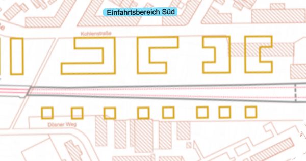 Einfahrtsbauwerk Süd