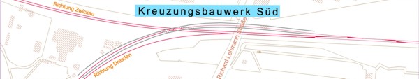 Kreuzungsbauwerk Süd