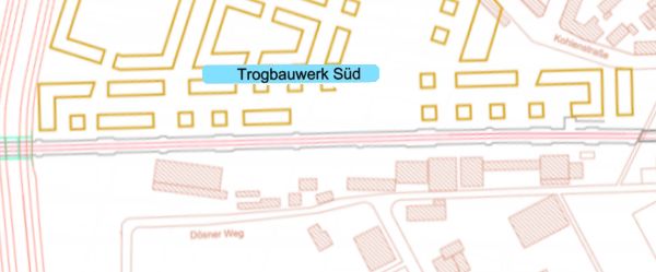 Trogbauwerk Süd