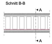 Alter City-Tunnel Schnitt B-B