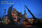 Betonblock Hauptbahnhof und Markt errichtet