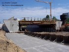 Juni 2008 - Schalung erster Brückenüberbau steht