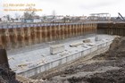 Fundamente fr Semmelweibrcke fertig gestellt