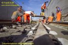 Betonage letztes Stck Feste Fahrbahn im City-Tunnel