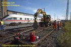 Rckbau alte Gleisanlagen Strecke nach Markranstdt