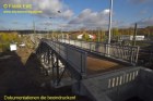 Oktober 2012 - Montage Zugangsbrcken Bahnsteig Leutzsch