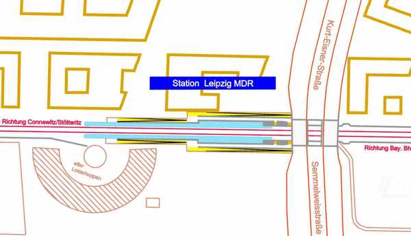 City-Tunnel Leipzig - Station Leipzig MDR